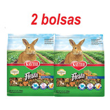 Combo Alimento Premium Kaytee Fiesta Conejo 1.58 Kg 2 Pzas