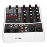 Mesa De Mezclas De 4 Canales Bmg04d Mixer 48v Phantom Power