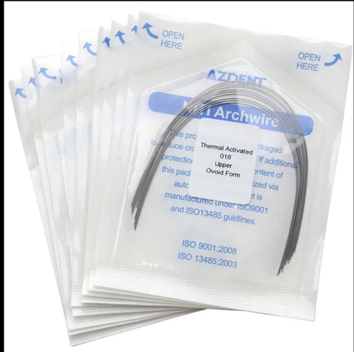 10 Paks (100 Arcos) Azdent Térmicos Upper 16