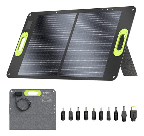 60w Panel Solar Plegable, Kit Cargador Solar Portátil,...