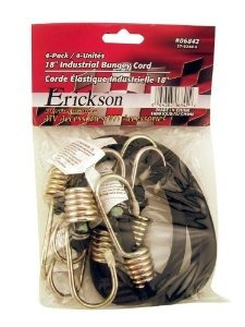 Erickson 06842 Negro 18  Bungey Industrial Cable (paquete De