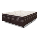 Bf Colchões Cama Box Colchão King 100% Espuma Dupla Face Antialérgico 193cm 203cm 56cm