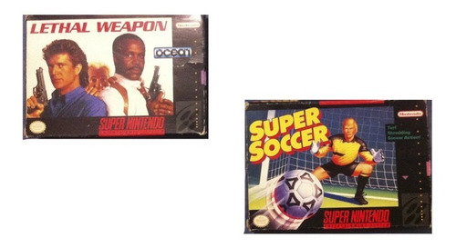 Juegos Snes Super Nintendo Super Soccer Lethal Weapon Retro