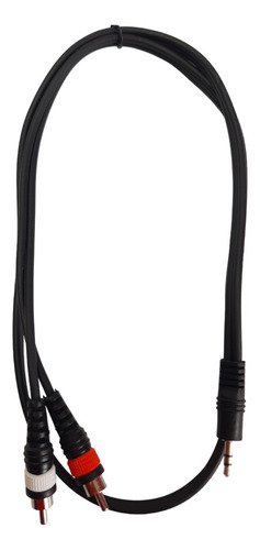 Cable Plug Auxiliar Audio Estéreo Mini 3.5mm A 2 Rca Macho
