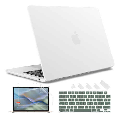 Funda May Chen Para Macbook Air 13 M2 + C/teclado Clear