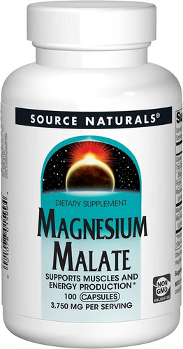 Magnesio Malato Source Naturals - Unidad a $799