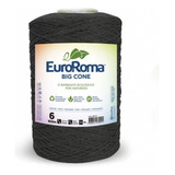 Barbante Euroroma Big Cone 4/6 Cores 1,8kg Cor 350-chumbo