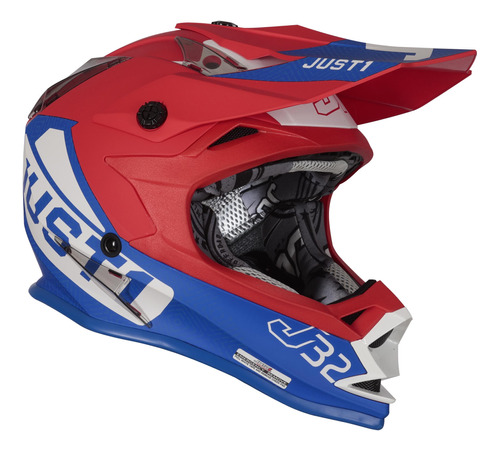 Casco Kids J32 Vertigo Blue / White / Red Just1