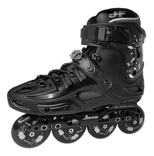 Patines Profesionales Freeskate Negro + Envio + Regalos