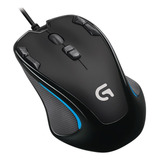 Mouse Gamer Logitech G300s 2500 Dpi 9 Botones Gaming