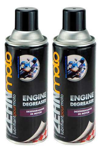 Desengrasante Cadena Y Motor Aerosol Zehnmoto 400ml (2 Pzs)