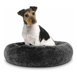 Cama Perro Mascota Anti Estres Felpa Premium Talla L 60 Cms