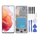 Lcd Screen With Frame For Samsung Galaxy S21 5g Sm-g991