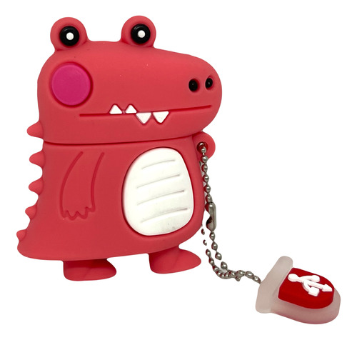 Pendrive 32 Gb Dinosaurio Rosa