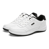 Tenis Para Caminar De Hombre Piel Deportes Zapatos Para Corr