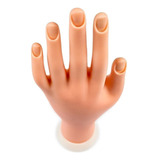 Mão Postiça Para Treino Manicure Silicone Unhas Gel Dedo