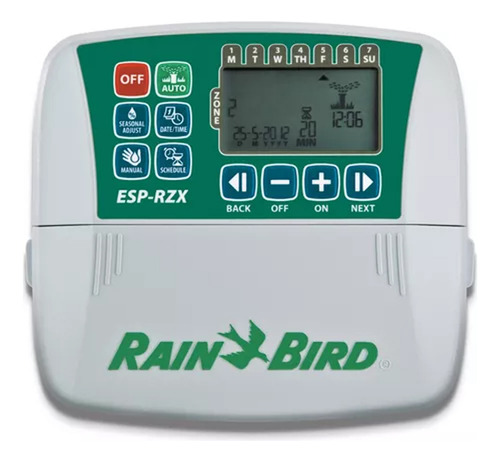 Controlador Irrigação Rzxe 6 Estações Interno Rain Bird