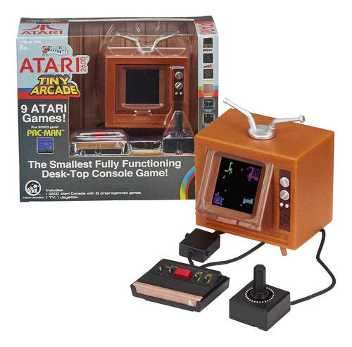 Tiny Tv Arcade Atari 2600 Mini Ga-me -10 Jo-gos