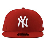 Gorra Ajustable De Los New York Yankees Color Rojo