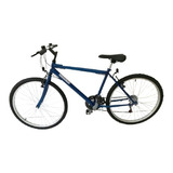 Bicicleta Mtb Rodado 26 18 Velocidades Color Azul Perlado