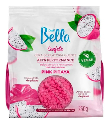 Depil Bella Cera Confete Pink Pitaya 250g