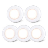 Luces De Empuje Led Portátiles Para Gabinetes De Cocina 5 Un