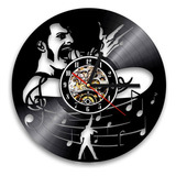 Reloj De Pared Vinilo Queen Rock Freddie Mercury Musica