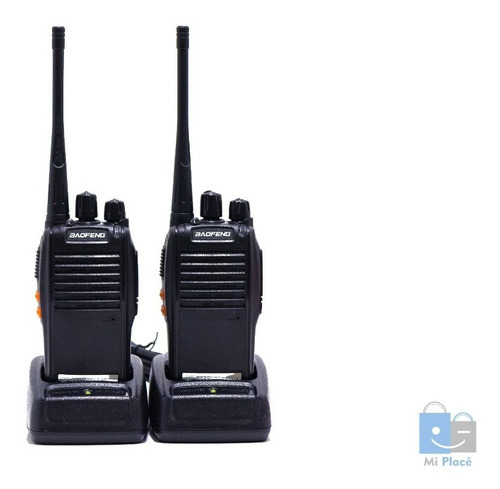 Par De Radio Comunicador Baofeng Bf 777 C/ Carregador Hedset