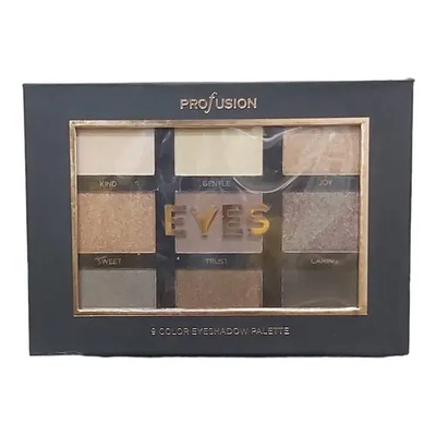 Paleta de Sombras Profusion 9 Colores Ojos Compacta | MercadoLibre