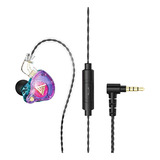 Audífonos In-ear Qkz Ak6 Pro Tipo Monitor Con Micrófono