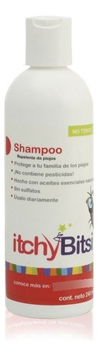 Itchybitsi Shampoo Repelente Para Piojos 240ml.