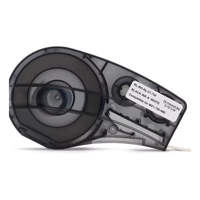 Etiquetas Compatible M21-750-499 Blanco Con Tinta Negra