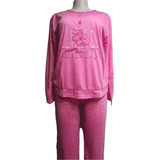 Pijama Mujer Algodon Polera Y Pantalon Largo,primave.verano