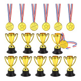 Juego De 30 Medallas De Trofeos Fepito, 10 Copas De Trofeo D