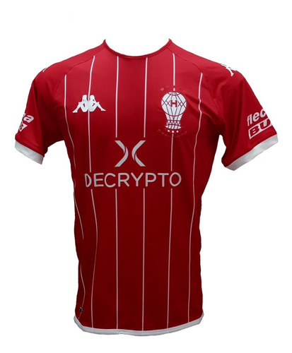 Camiseta Huracan Suplente Kappa 2023 Roja Slim Fit