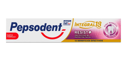Pack 4 Unid. Pepsodent Integral 18 Hrs 96g (75ml) C/u