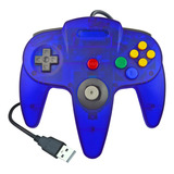 Controlador Usb N64, Mando De Computadora Con Cable N64 Para