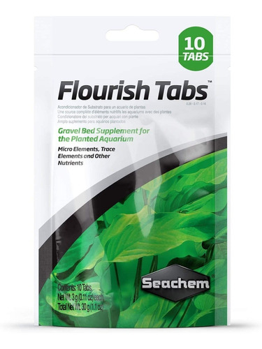 Flourish Tabs Pastillas Nutritivas Plantas Acuario Abono X10