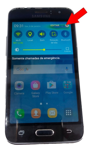 Samsung Galaxy J1 (2016) Dual Sim 8 Gb Preto Veja Fotos