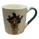 Tazas De Porcelana Llama #nodrama 310ml