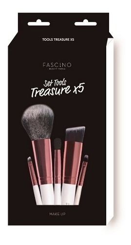 Set De 5 Brochas Fascino Tools Treasure