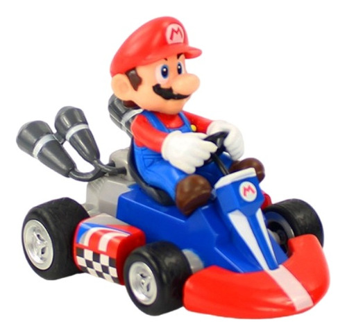 Super Mario Kart Wii Pull Back Racer Mario Kart Figura