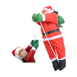 Papai Noel Alpinista Natal 60cm Natalino Rapel Decoraçao