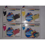 Set Tintas 296 Colores Y 297 Bk Alternativo Xp231 Xp241 Y Ot