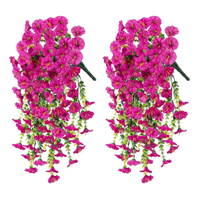 Set 4 Guirnaldas Colgantes Flor Artificial Para Decoración Multicolored | Envío gratis