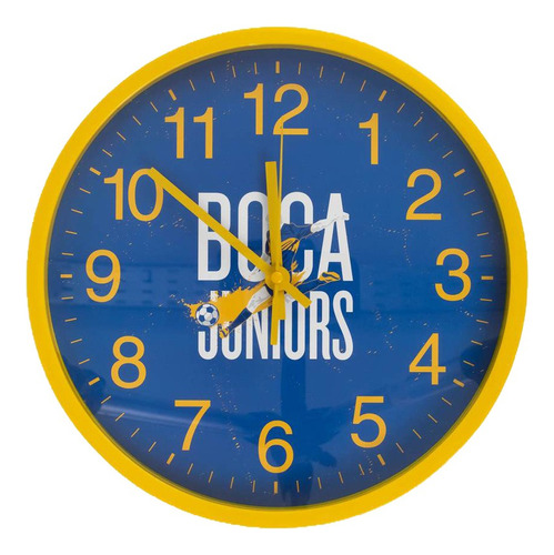 Reloj De Pared Boca Juniors 30cm Lic. Oficial