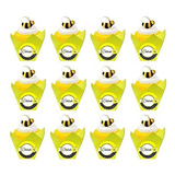 12pack Celebre Comestible Bumblebee Azúcar Magdalena Decorac