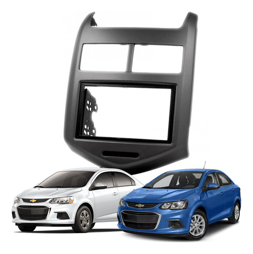 Marco Adaptador Doble 2 Din Pantalla Chevrolet Aveo Sonic