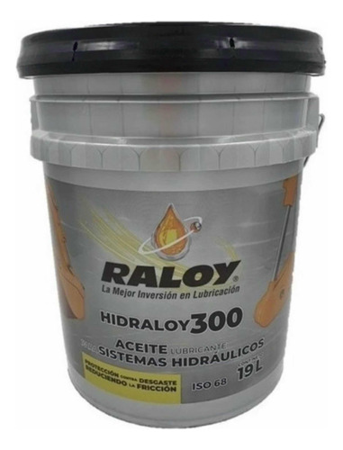 Cubeta Aceite Hidraulico Hidraloy 300 Iso68 19 Litros.