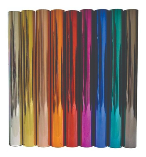 Rollo Papel Foil Transfer Colores P/ Hot Stamping 32cm X 5m 
